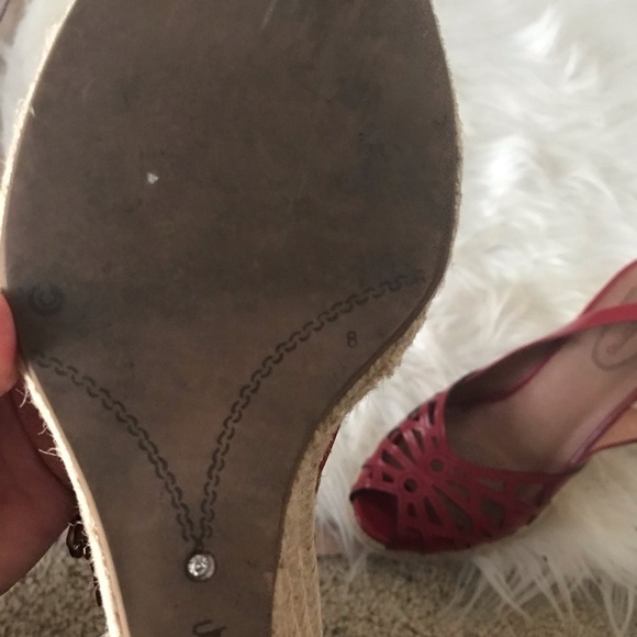 Corso Como red patent leather espadrille wedge 8 - Picture 7 of 8